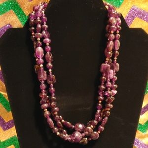DTR MineFinds JayKing S. African amethyst necklace